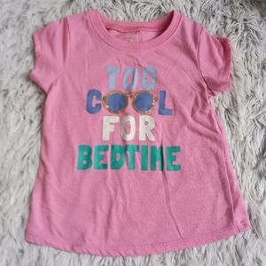 Carter's Too Cool for Bedtime 2T shortsleeve shirt